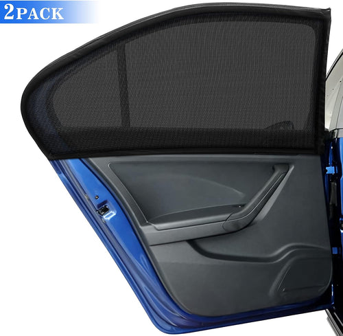 DIZA100 Car Side Window Sun Shade 2Pack, Sun Shade Blocking Mosquito Net, Protection for Kids/Baby/Adults/Pets - 42"x20" Fits All 98% Cars